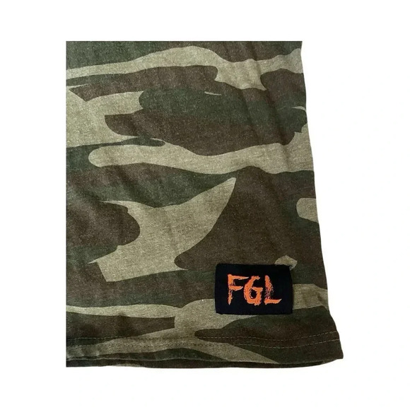 Florida Georgia Line Camouflage Jersey Shirt 2019 Camo Tour Tee Country XL - Picture 2 of 3